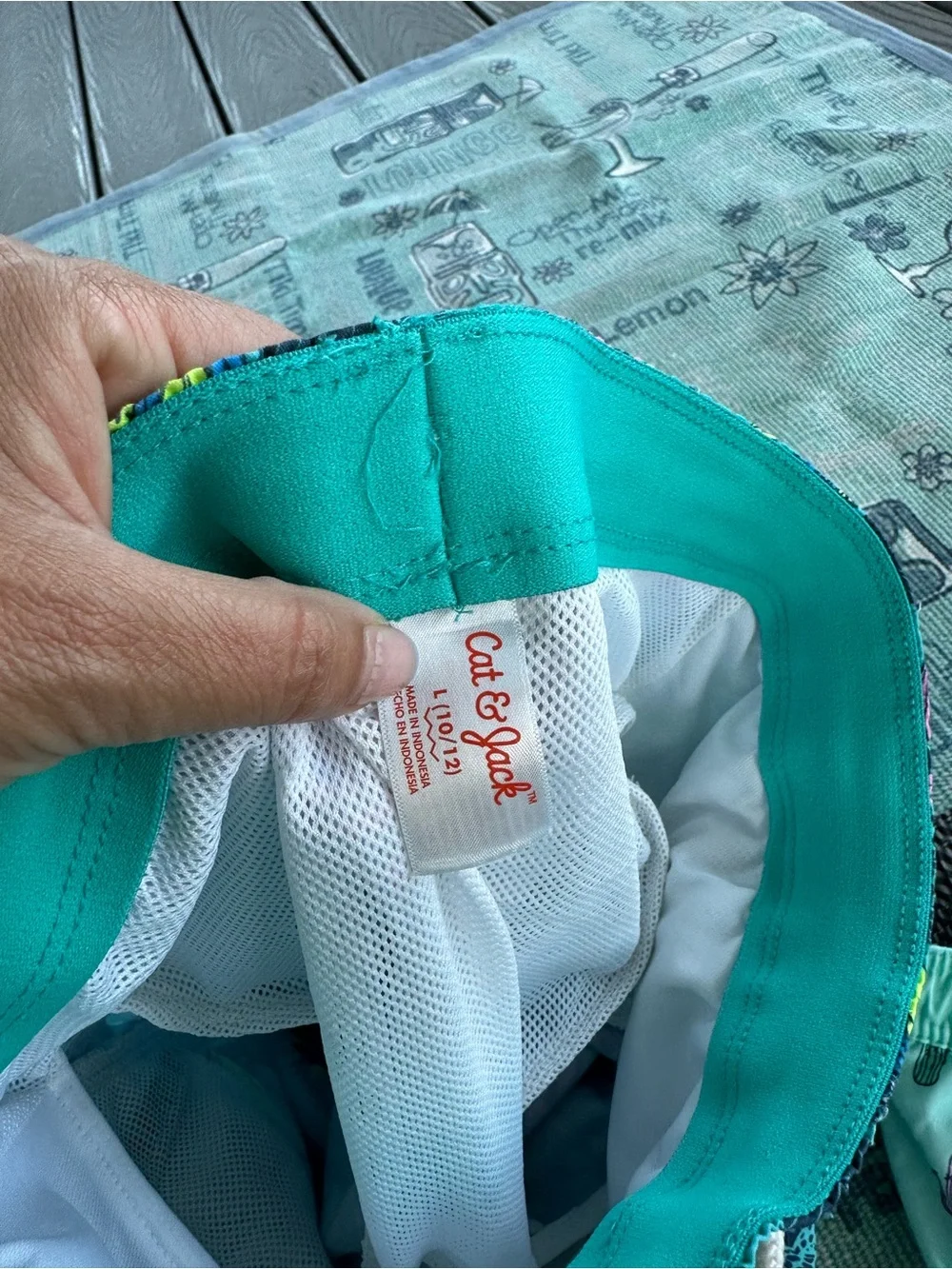 Boys Swim trunk Bundle 3 Shorts - Cat and Jack,Art Class and J. Crew - Size 10